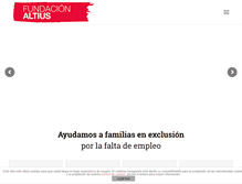 Tablet Screenshot of fundacionaltius.org